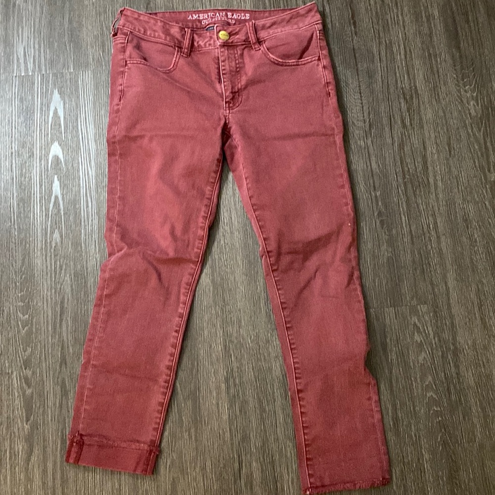 Red jeans